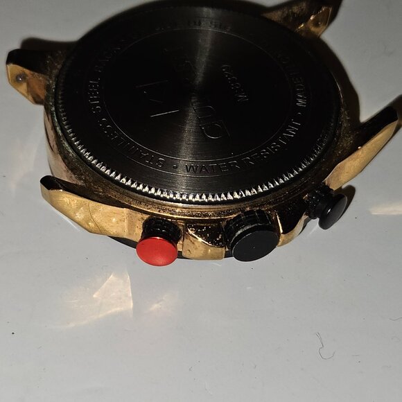 CURREN Chronograph Men’s Watch – Black & Gold Sport Style - Picture 13 of 16